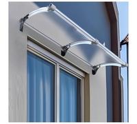 LWJSOCP Toldo para Puerta de Entrada, Patio y Porche - Policarbonato con protección UV y contra la Lluvia, Drenaje Independiente, toldo para Puerta Principal, Ventana y terraza, Protector