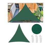 LWJSOCP Toldo Triangular Impermeable Resistente a los Rayos UV para Exteriores, Ideal para jardín, balcón y Patio. Medidas: 3,6 x 3,6 x 5,1 m. Incluye Cuerda y Anillas en D para una máxima