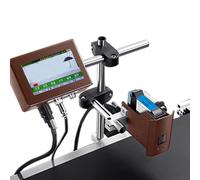 lwjunmm Máquina Codificadora Automática,Codificadora De Inyección De Tinta En Línea,Impresora De Inyección De Tinta Industrial,Codificadora De Fecha,12.7mm