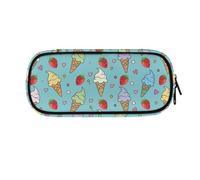 LWLFC Estuche Escolar Niña 10 Años Helado Estuches Escolares o Cartucheras - Estojo con Compartimientos para Lápices, Bolígrafos, Tijeras - Material Resistente