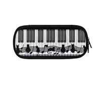 LWLFC Estuche Escolar Niña 10 Años Piano Estuches Escolares o Cartucheras - Estojo con Compartimientos para Lápices, Bolígrafos, Tijeras - Material Resistente