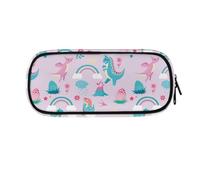 LWLFC Estuche Escolar Niña 12 Años Dinosaurio Estuches Escolares o Cartucheras - Estojo con Compartimientos para Lápices, Bolígrafos, Tijeras - Material Resistente