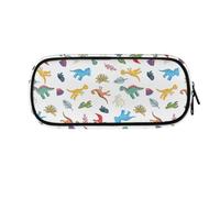 LWLFC Estuche Escolar Niña 12 Años Dinosaurio Estuches Escolares o Cartucheras - Estojo con Compartimientos para Lápices, Bolígrafos, Tijeras - Material Resistente