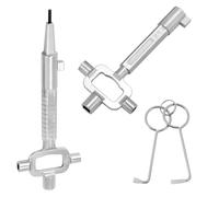 LWLWA 2 Piezas Llave Maestra y 2 Piezas Llave de Construcción Universal