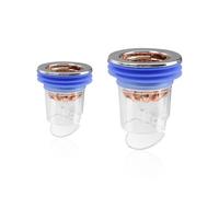 LWLWA 2 Piezas Núcleo de Drenaje de Piso de Desodorante, Azul Filtro Desague Ducha Plástico ABS, Válvula Antirreflujo Quitar Olor Desague Ducha, para Balcones, Cocinas, Salas Lavadoras