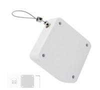 LWLWA Cierrapuertas Automático 1200G, Cierre Automático Puerta Interior sin Taladro, Cable Acero 1.2m, Blanco para Dormitorio, Oficina