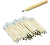 LWMLWM Lápices con Goma de Borrar, Mini Lápices de Golf para Niños en Edad Preescolar, Pequeños y Jardín de Infantes - Escuela y Hogar (10cm) (40)