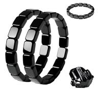 LWQCHW Pulsera de hematita Clasibelab para hombre, estilo minimalista, soporte natural para aumentar la energía, mejorar la concentración y elevar la confianza diaria, Large 7.87 in, Acetato, No es