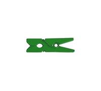 LWR CRAFTS Mini pinzas de madera para ropa, 100 por paquete, 1 pulgada, 2,5 cm (verde clαsico)
