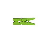 LWR CRAFTS Mini pinzas de madera para ropa, 100 por paquete, 1 pulgada, 2,5 cm (verde lima)