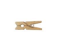 LWR CRAFTS Mini pinzas de madera para ropa 15 colores 100 por paquete 1 "2,5 cm (dorado)
