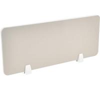 LwsCUiH División de Escritorio Divisor de Escritorio, Panel de privacidad con Abrazadera Vertical, separadores Decorativos, mampara de Oficina(Beige,47.2x11.8in)