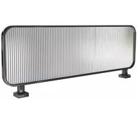 LwsCUiH Divisor de privacidad de Panel translúcido for áreas de Comedor y Espacios de Trabajo Separador de Mesa de Restaurante de 15" de Alto Ideal(Nero,80cm/31.5in)