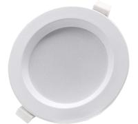 LwsCUiH Focos LED resistentes de 5W, luces empotrables en el techo, lámpara de pared for decoración de cocina y baño, luz empotrable de Panel redondo de 3000K(Warm Light)