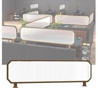 LwsCUiH Mampara divisoria Decorativa for comedores y oficinas Acabado Dorado(4pcs-39.3x11.8in)