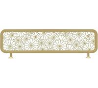 LwsCUiH Panel Divisor de privacidad de Escritorio de Metal for áreas de Comedor Separador de Mesa for Espacios de Trabajo de restaurantes y oficinas(Gold,40x50cm/15.74x19.68in)