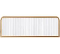 LwsCUiH Panel Divisor de privacidad de Mesa de Restaurante de Metal for áreas de Comedor Mampara divisoria de encimera de Hierro(A,50x100cm/19.68x39.37in)
