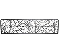 LwsCUiH Valla divisoria Decorativa de Arte de Hierro for áreas de Comedor Valla Baja Hueca de 30 cm Ideal for restaurantes y oficinas(110cm)
