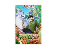 LWSCYMX Póster de lienzo de anime clásico de Campfire Cooking in Another World with My Absurd Skill, arte decorativo para pared, pintura para dormitorio, 30 x 45 cm, estilo sin marco