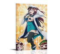 LWSCYMX Póster decorativo con texto en inglés "I Admire Magical Girls And.. Classic Anime Wonderful Anime - Cuadro decorativo para dormitorio, 20 x 30 cm, estilo marco