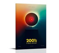 LWSCYMX Póster decorativo de 2001 de una odisea del espacio de películas y series de televisión, arte decorativo para pared, póster de pintura para dormitorio, 60 x 90 cm, estilo marco