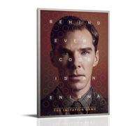 LWSCYMX Póster decorativo de la serie de televisión y películas de The Imitation Game, pintura decorativa para dormitorio, 40 x 60 cm, estilo marco