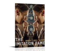 LWSCYMX Póster decorativo para pared, diseño clásico de películas y series de televisión de The Imitation Game, pintura para dormitorio, 30 x 45 cm, estilo marco