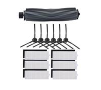 LWTBFHJR Filtro HEPA Cepillo Lateral Filtro primario for Chuwi Ilife A8 A6 X620 X623 Robot Aspirador Piezas Rodillo Cepillo Principal Reemplazo Recomendable(Kit-4)