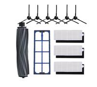 LWTBFHJR Filtro HEPA Cepillo Lateral Filtro primario for Chuwi Ilife A8 A6 X620 X623 Robot Aspirador Piezas Rodillo Cepillo Principal Reemplazo Recomendable(Kit-1)