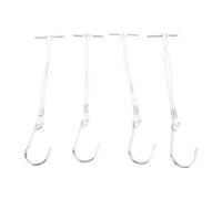 Lwuey 20pcs Ganchos de Patrones de Costura, Colgadores de Costura de Acero Endurecido Profesional para Patrones de Roble de Manila Clips con Mangos Ergonómicos Herramientas Esenciales