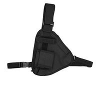 Lwuey Arnés de Radio de Pecho - 25.91 X 16,99 X 16,99 cm Chaleco Portátil Bolsa de Pecho Correa Ajustable Chaleco Bidireccionales Pecho Hombro Material de Nailon Tipo Universal Ocio al Aire Libre