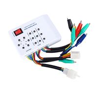 Lwuey Brushless Motor Controller Tester, Comprobador sin Escobillas Coche Detector Plástico Eléctrico Bicicleta Automóvil Alimentado Batería Rápida Palanca Freno Accesorio Reparación Scooter Motores