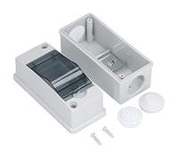Lwuey Caja de Distribución de Energía IP65 Impermeable con Carril Din