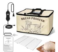 Lwuey Caja de Fermentación para Hacer Pan - Fermentadora de Masa Armario de fermentación Plegable con Control Preciso De Temperatura Calentador (50-113 ℉) para Hornear Pan,Yogur