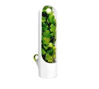 Lwuey Conservador de Hierbas Frescas - Botella de Conservación de Verduras Contenedor de Almacenamiento de Hierbas Frescas Transpirable para Cilantro,Menta,Perejil,Flores,Verduras