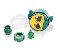 Lwuey Controlador de Agua Programable, Temporizador Riego Jardín Automático Digital ABS Exterior Memoria Permanente Grifos Mangueras Todo Tipo Verde Hierba Planta Invernadero Sistema Computadora