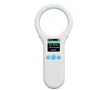 Lwuey Escáner de Microchip de Mascota, Escáner Animal Rfid Recargable Rfid Emid Micro Chip Lector 134.2kHz 125kHz Detector de Etiquetas de Identificación de Mano Estándar para