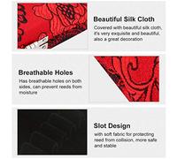 Lwuey Oboe Reed Case, Tela de Seda Oboes Cañas Estuches Cubierta de Madera Caja de Caña Diseño de Ranura Tamaño Compacto Transpirable Higiene Accesorios para Músicos