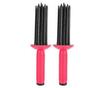 Lwuey - Peine de rizado suave, cepillo rizador de pelo esponjoso, volumen de aire, cepillo redondo para mujer, accesorios para rizos rebote Styler, hierros, herramientas de peluquería para peinar