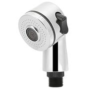 Lwuey Salón Cabezal Rociador, G1/2 Alcachofa Ducha Ahorro Agua Plateado Boquilla de Bajo Consumo Recambio Extraíble Cromo Pulido Grifo Cocina Genérica Peluquerias Adaptador Champú Lavado Teleducha SPA