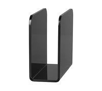 Lwuey Servilletero de Acrílico, Vertical Decorativa Mesa Porta Papel Pie Pequeño Dispensador Negro Elegante Toallas Hogar Picnic Bar Coctel Restaurante Cocina Sobremesa Forma Cuadrada Comedores