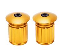 Lwuey Tapones Manillar Bicicleta,Tapas Extremo Bicicleta Tapa del Universal Topes de Moto Perillas Aluminio Tapón Carretera Tapas Bloqueo Ajustables Expandibles para MTB Ordinaria velocípedo 2Piezas