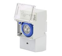 Lwuey Temporizador Mecánico Analógico, Interruptor Manual Automático 110-230V Sul181H Controlador Tiempo Universal Exterior Intervalo Encendido Apagado Seguridad Impermeable Cerradura 16A Paquete