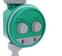 Lwuey Temporizador Riego de Agua Automático, Programable Manguera Digital Jardín Controlador Inteligente Pila Impermeable Rotativo Goteo Grifo Válvula Salida Rociador Césped Llenado Piscinas Aspersor
