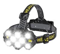 LWWZZ Recargable 10 Led Linterna De Cabeza con Luces Blancas Rojas Al Aire Libre Camping Ciclismo Corriendo Faro De Pesca