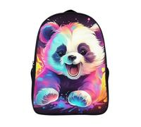 LWXEEOAVE Panda Mochila Infantil Mochila,Bolsa Impermeable 3D Mochila Para Niños, Mochila Para Niños De Dibujos Animados Impermeable Y Ajustable Adecuado Para Niños Y Niñas 40x28x16cm