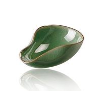 LWXLJMJZC-Recipiente de té Cha He de porcelana blanca de 11x4CM, bandeja de pesaje de granos de café, presentación de té de hojas sueltas, accesorio de té, cuchara de té