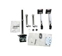 Ergotron LX Series LX Dual Stacking Arm Tall Pole 101,6 cm (40") Abrazadera Aluminio - Soporte para televisor (Abrazadera, 9,1 kg, 101,6 cm (40"), 75 x 75 mm, 100 x 100 mm, Aluminio)