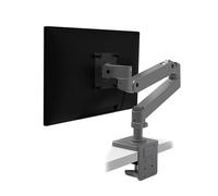 Ergotron Brazo para monitor LX Pro Premium, soporte de escritorio para monitor único, se adapta a monitores de computadora ultra anchos curvados planos de hasta 34 pulgadas, 4 a 22 libras, VESA 75 x