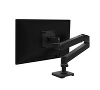 Ergotron Brazo para monitor LX Pro Premium, soporte de escritorio para monitor único, se adapta a monitores de computadora ultra anchos curvados planos de hasta 34 pulgadas, 4 a 22 libras, VESA 75 x
